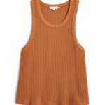 Stitch Fix women’s brown thermal cut tank top.