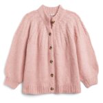 Stitch Fix women’s cottagecore aesthetic lumpy sweater in pink.