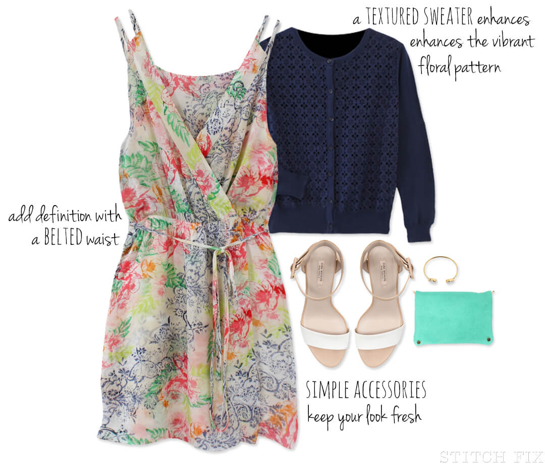 Floral Dress Outfit For Spring