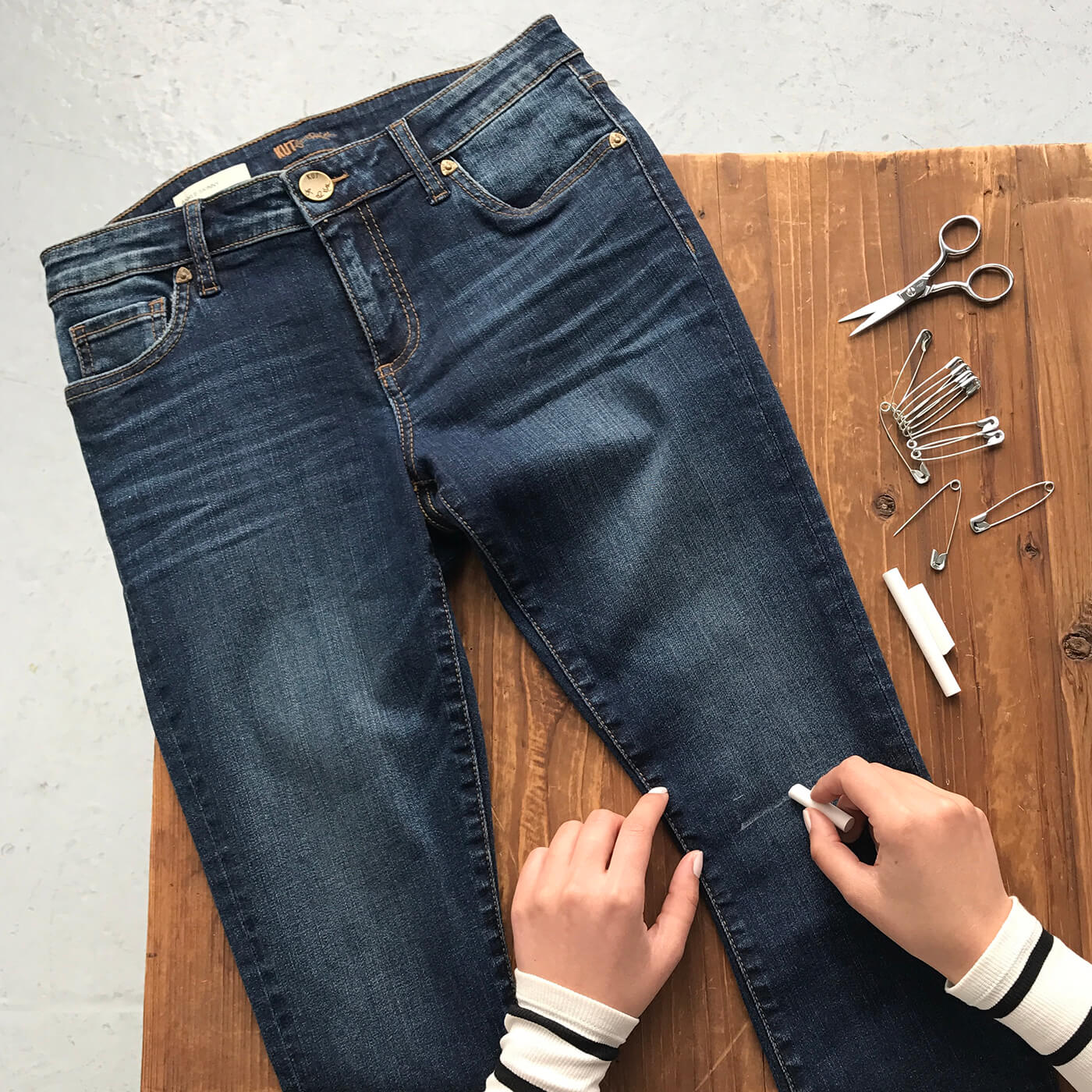 How to Distress Denim