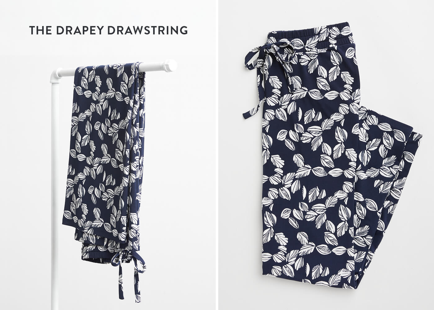 printed drawstring pants