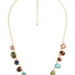 Stitch Fix women’s gold chain necklace featuring statement jewels in a variety of colors.