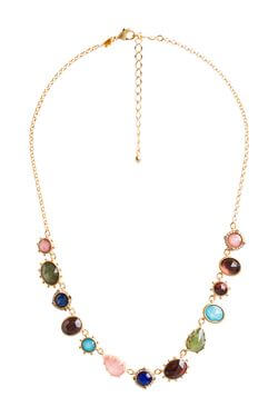 Stitch Fix women’s gold chain necklace featuring statement jewels in a variety of colors.
