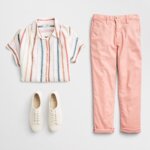 Incorporate bold color and print into your relaxed Easter outfits this season. 