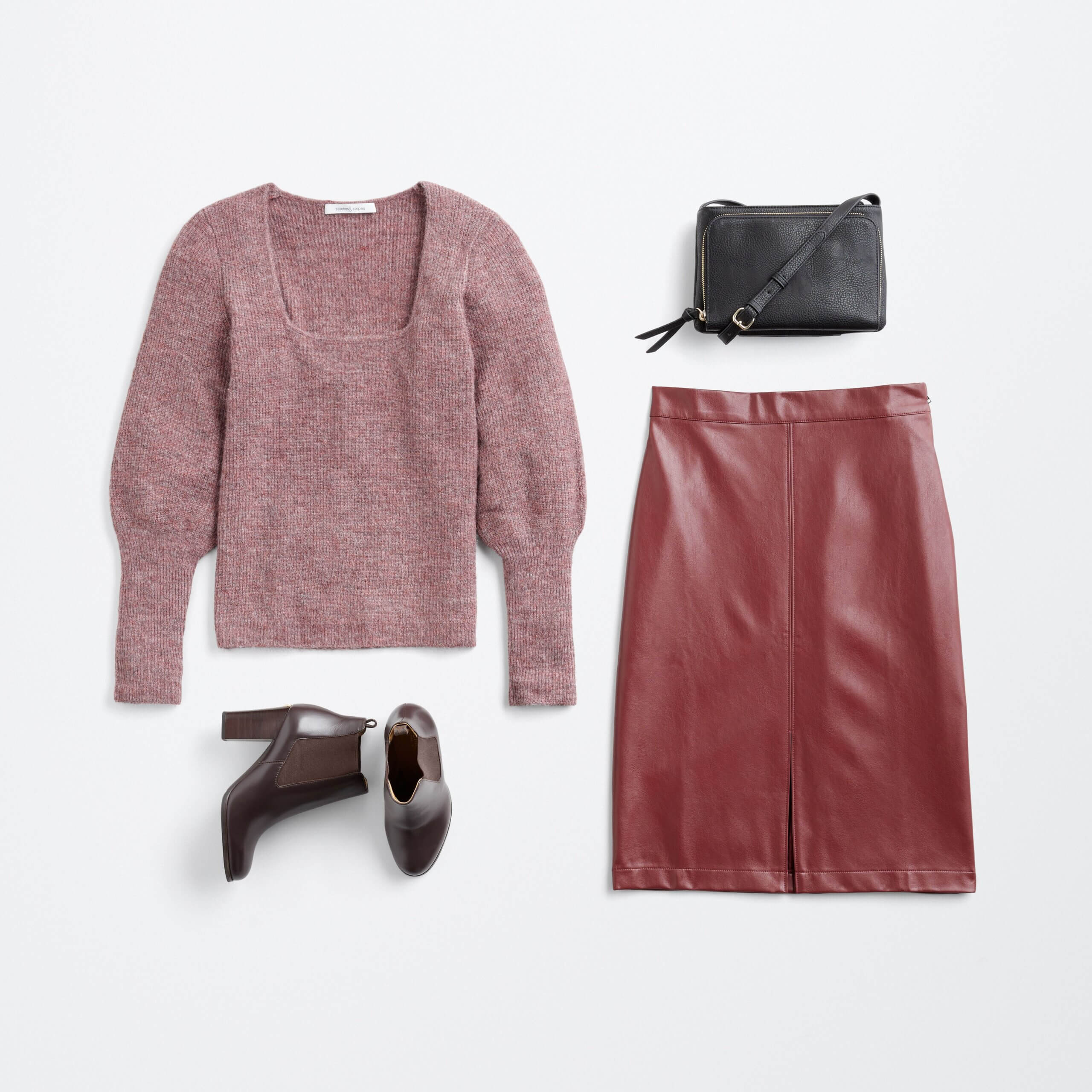 Leather skirt christmas party deals