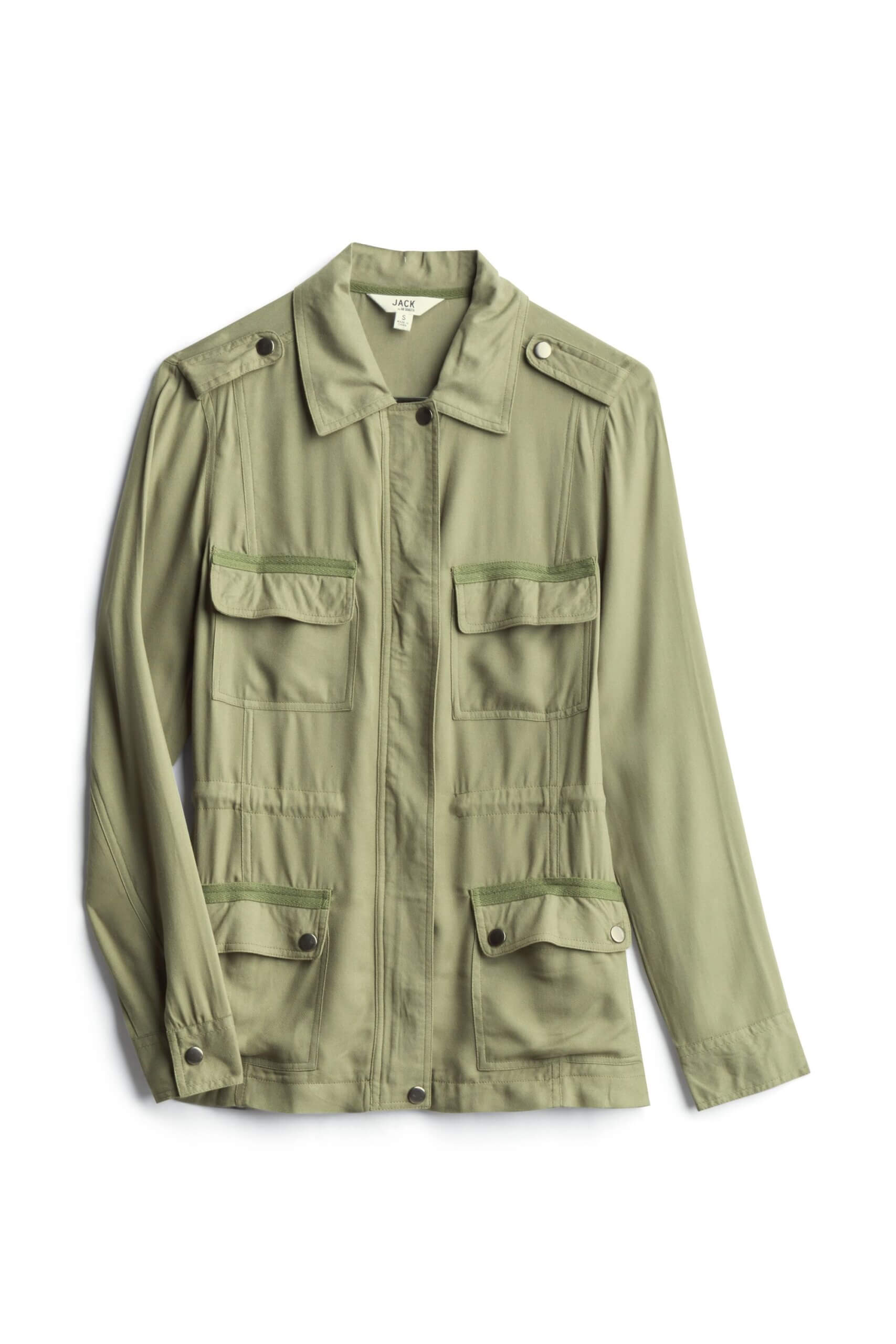 Stitch Fix Women’s Collection featuring olive cargo jacket.