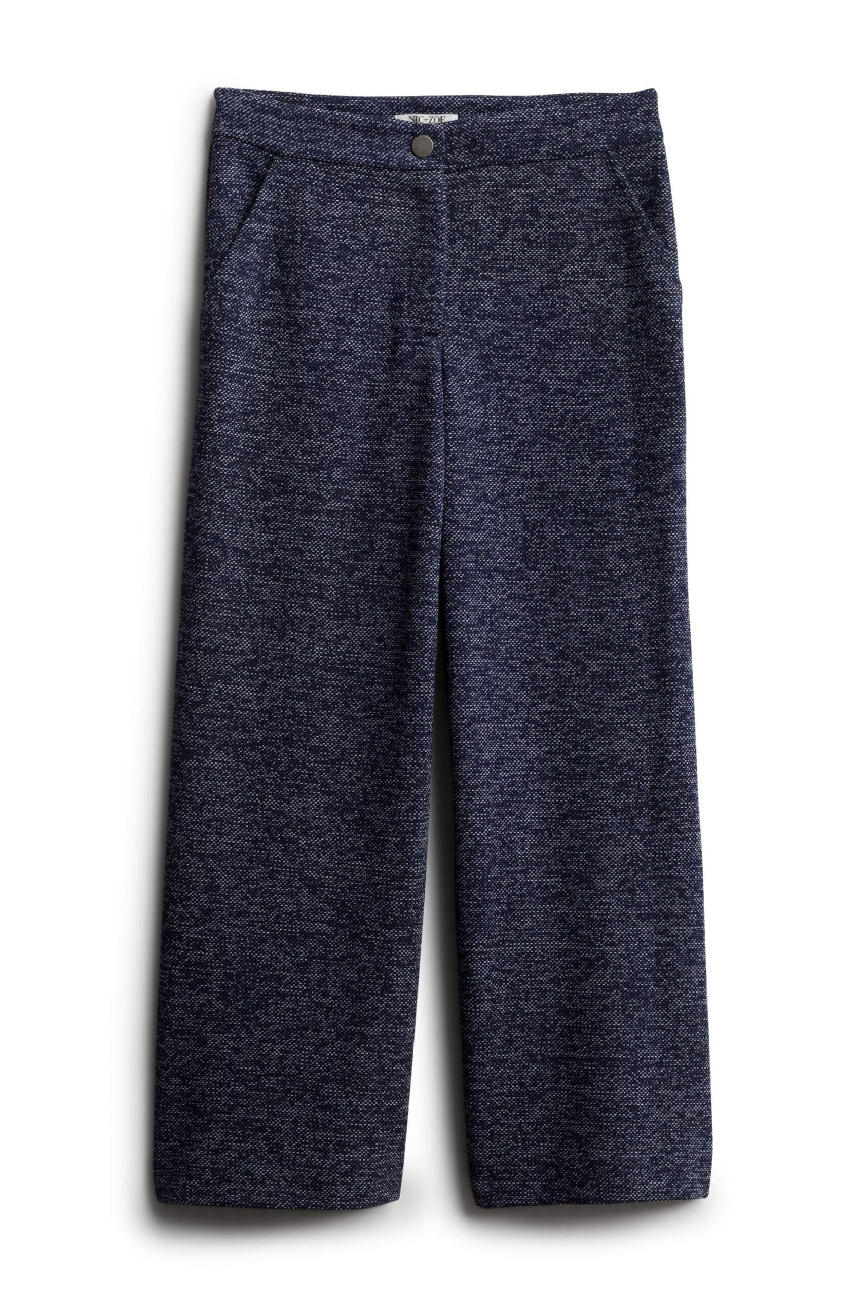 Stitch Fix women’s navy blue wide-leg pants.