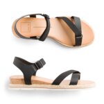 Stitch Fix women’s black strappy sandals.