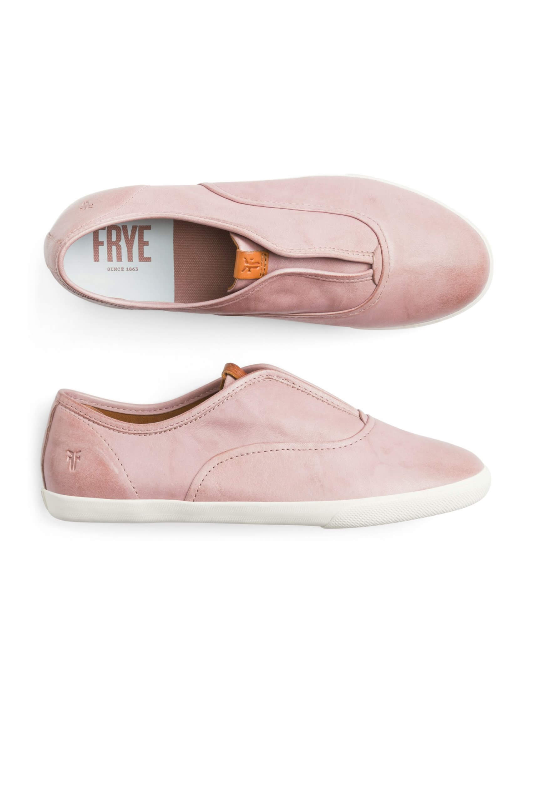 Stitch Fix women’s pink slip-on sneakers.