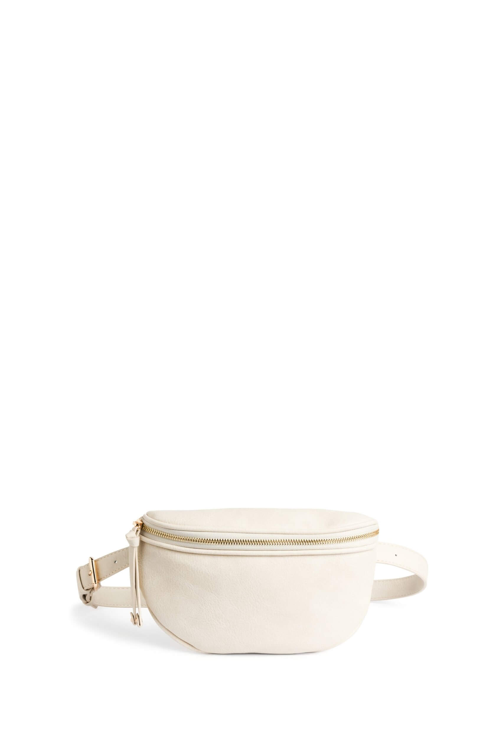 Stitch Fix women’s white vegan leather waist bag.
