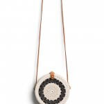 Stitch Fix women’s round woven crossbody bag.