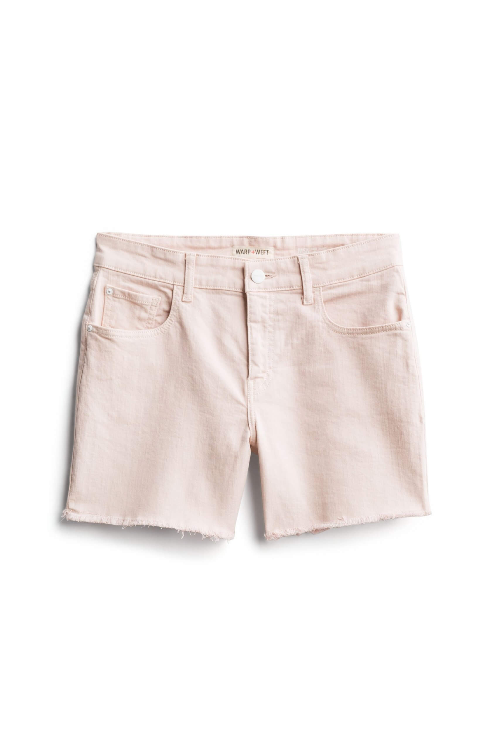 Stitch Fix Women's blush pink denim shorts.
