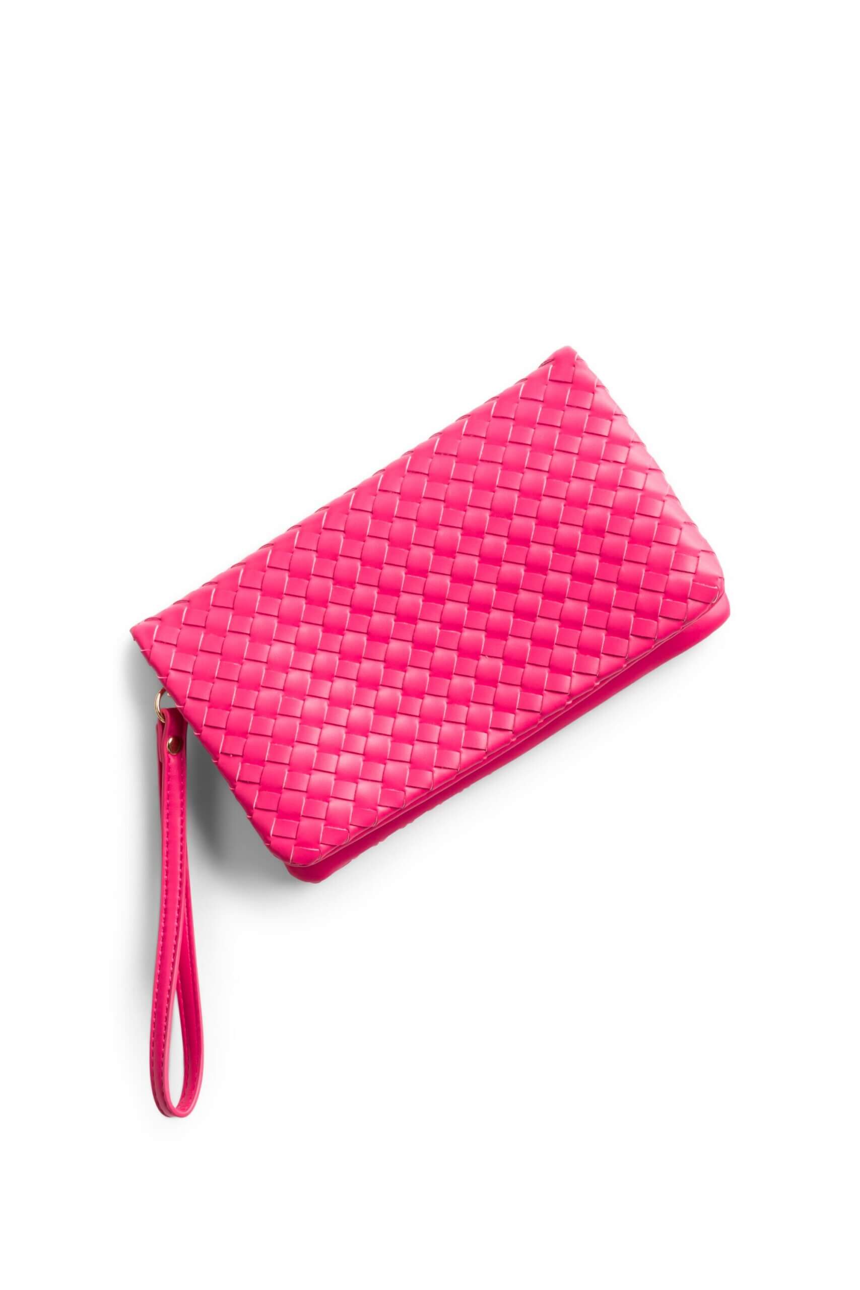 Stitch Fix women’s hot pink woven wristlet.