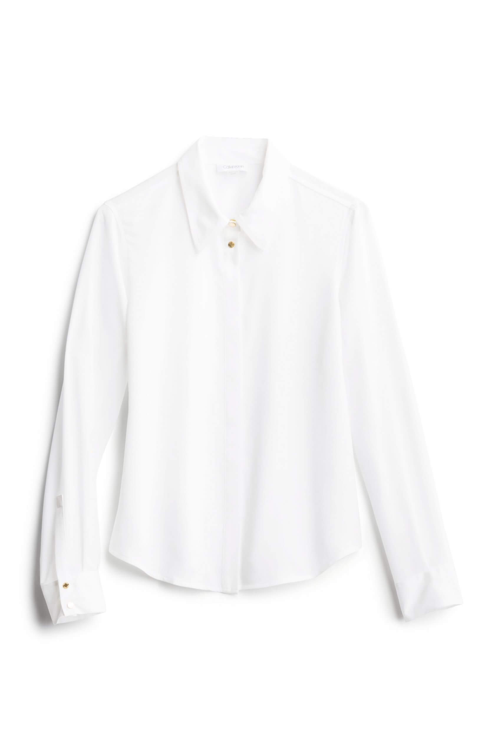 Stitch Fix women’s white collared button-up.