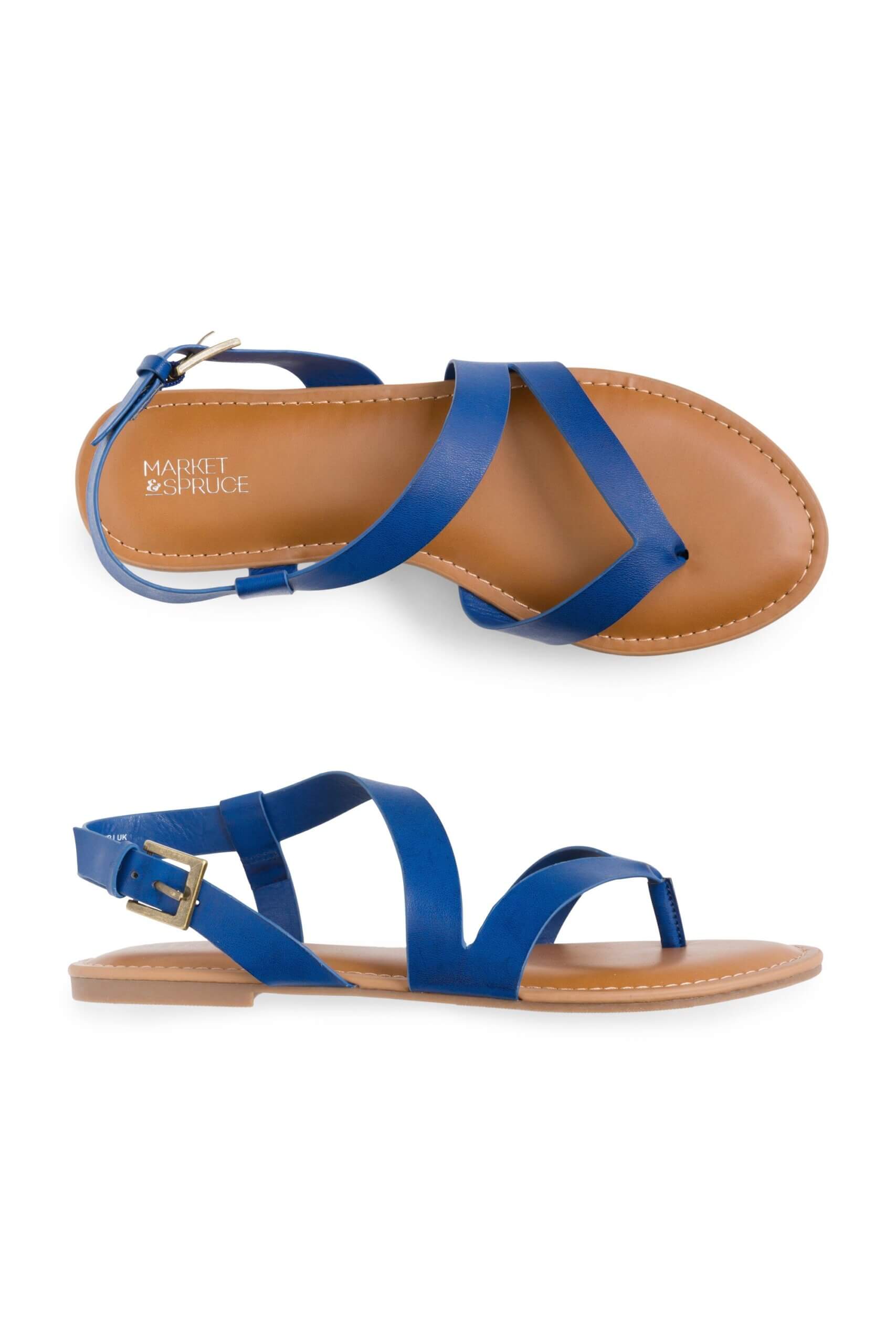 Stitch Fix women’s navy strappy sandals.