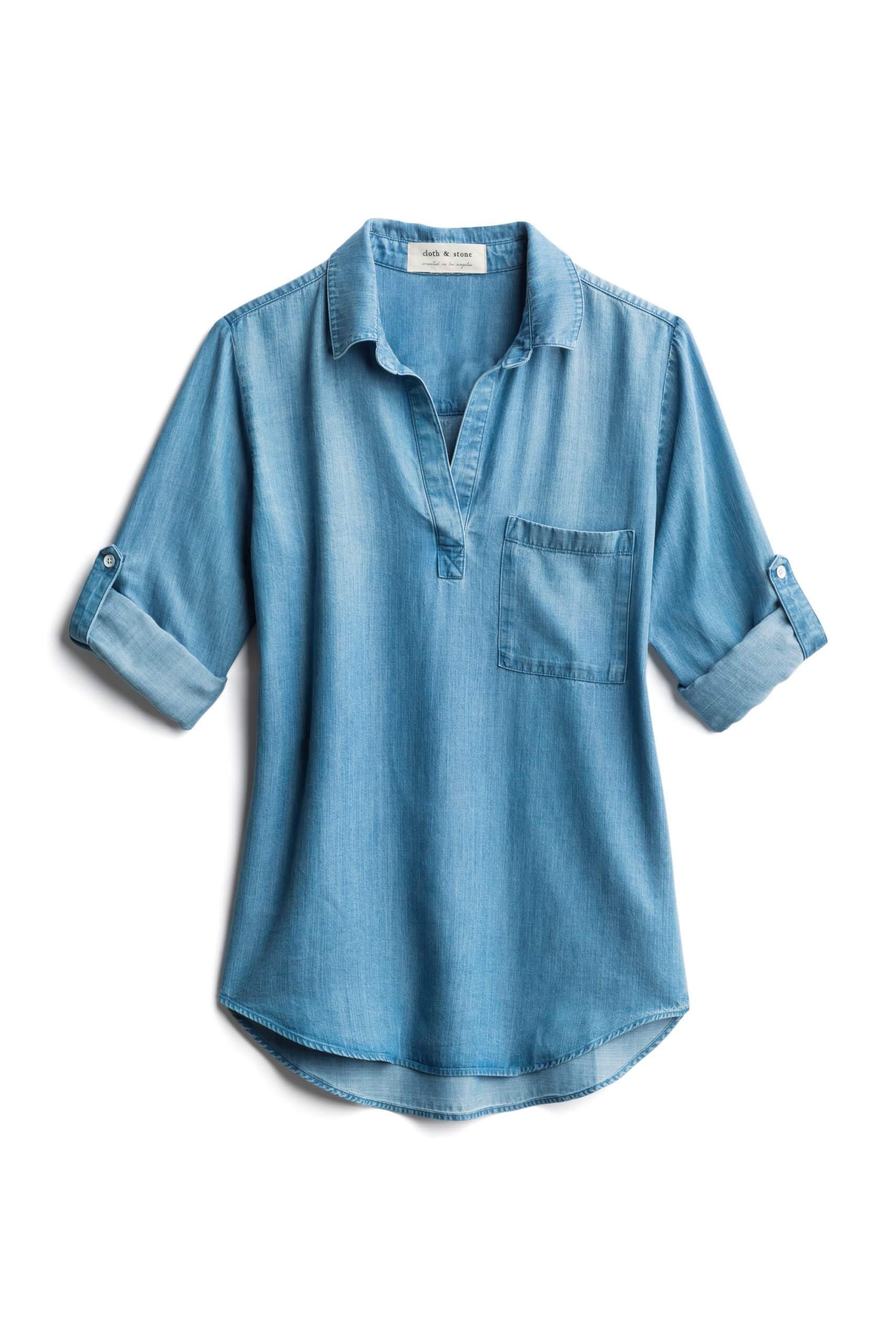 Stitch Fix Women's chambray shirt.