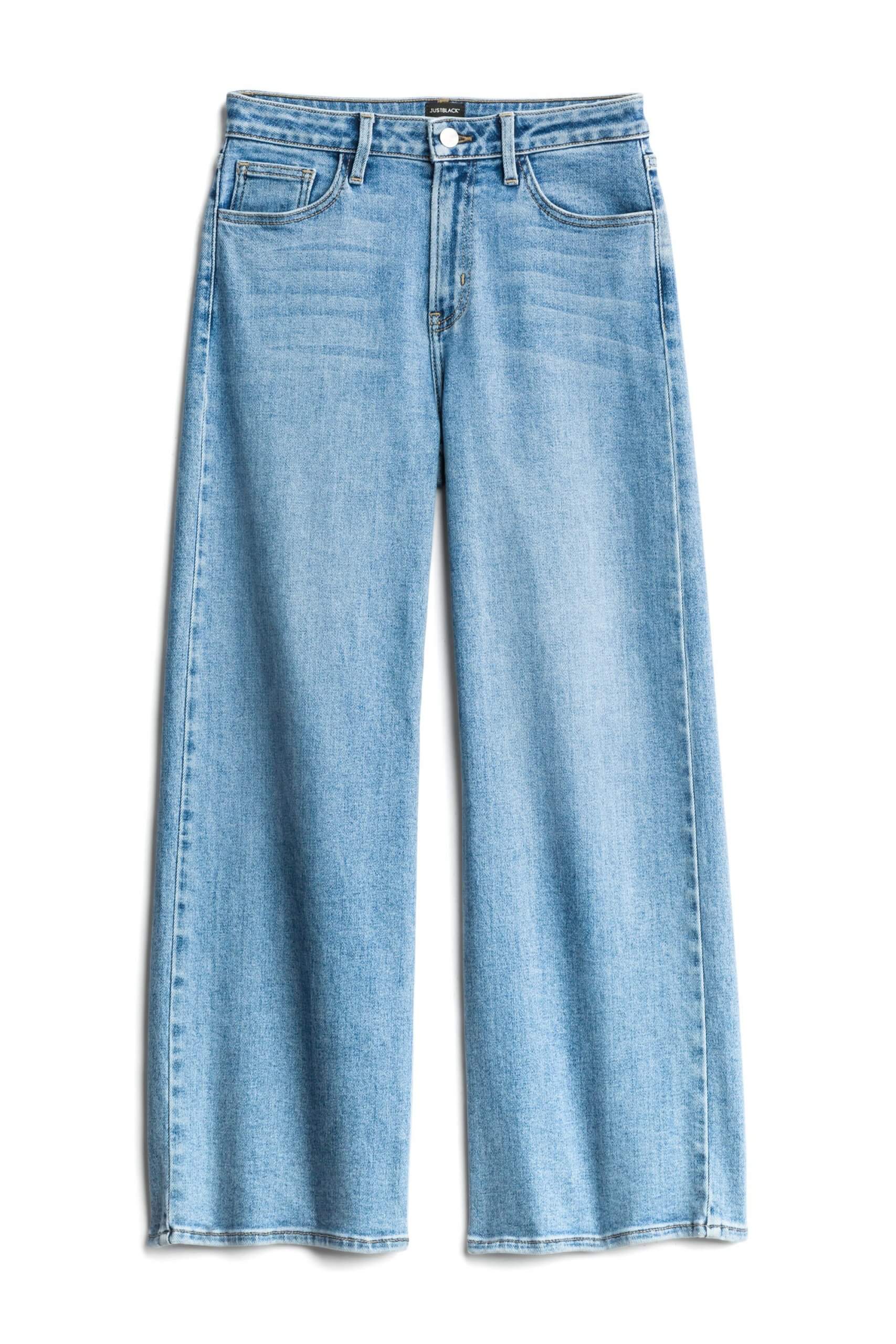 Stitch Fix Women's wide-leg jeans.