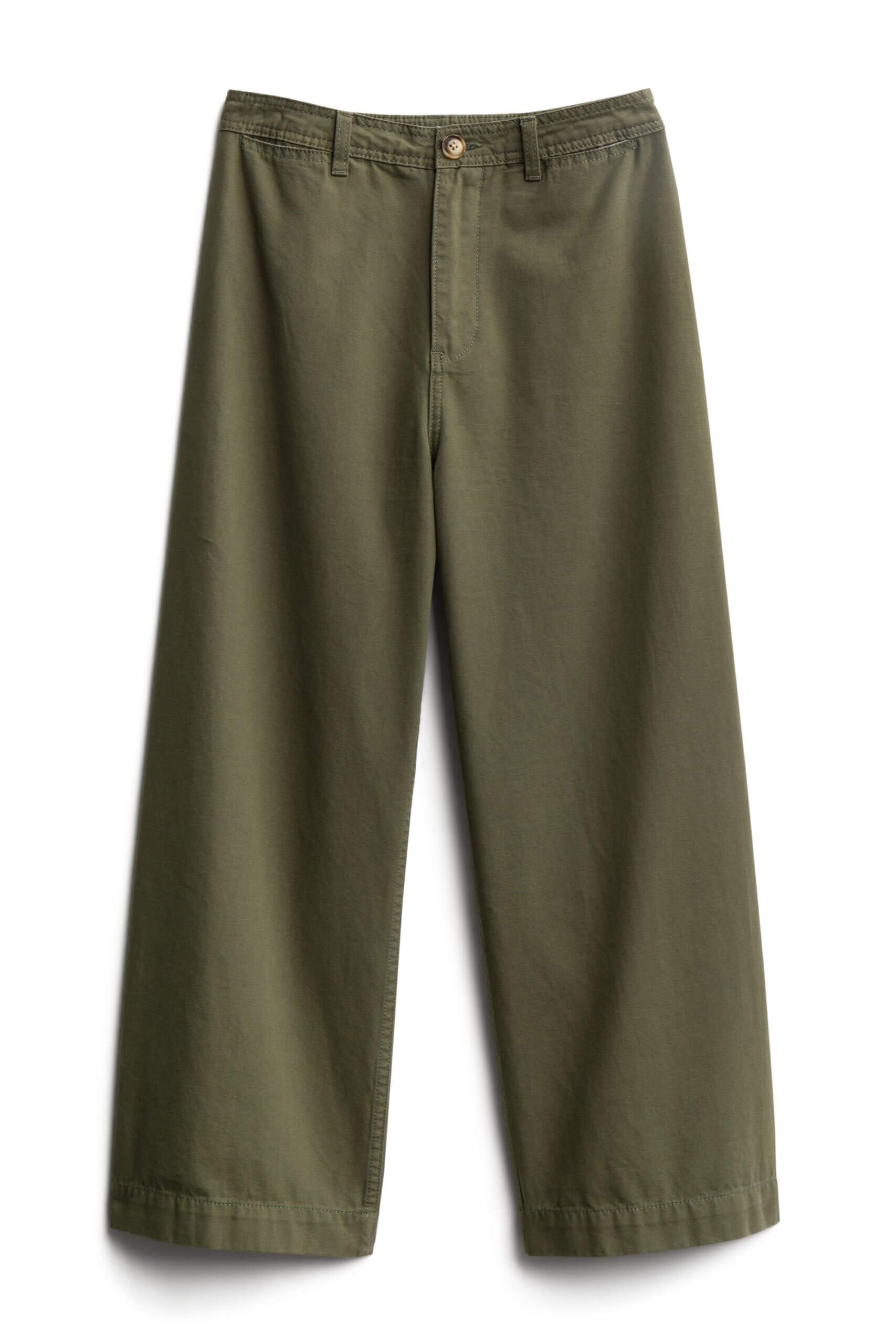 Stitch Fix women’s olive green wide-leg pants.