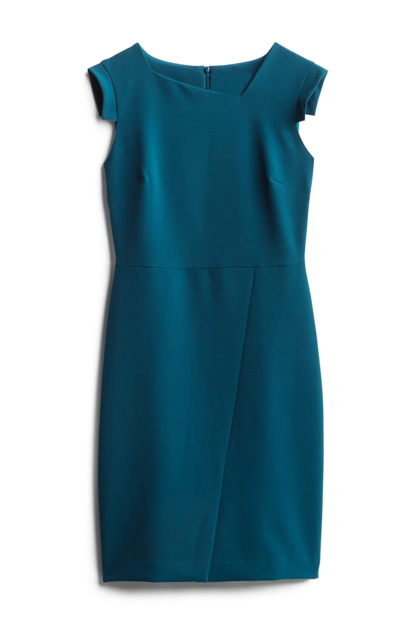 Stitch Fix Women's teal green sheath dress.