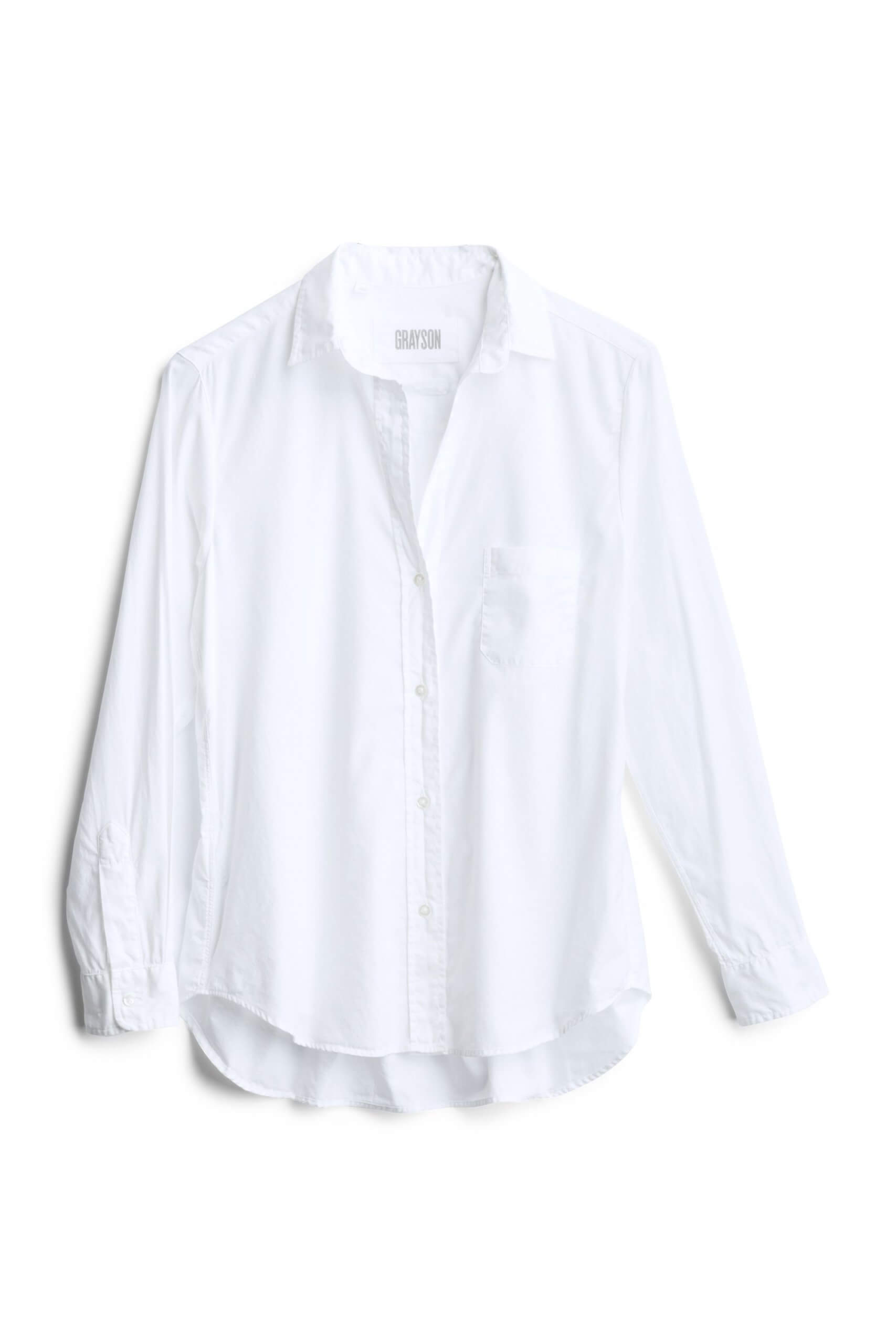 Stitch Fix Women's white button-down dress shirt.