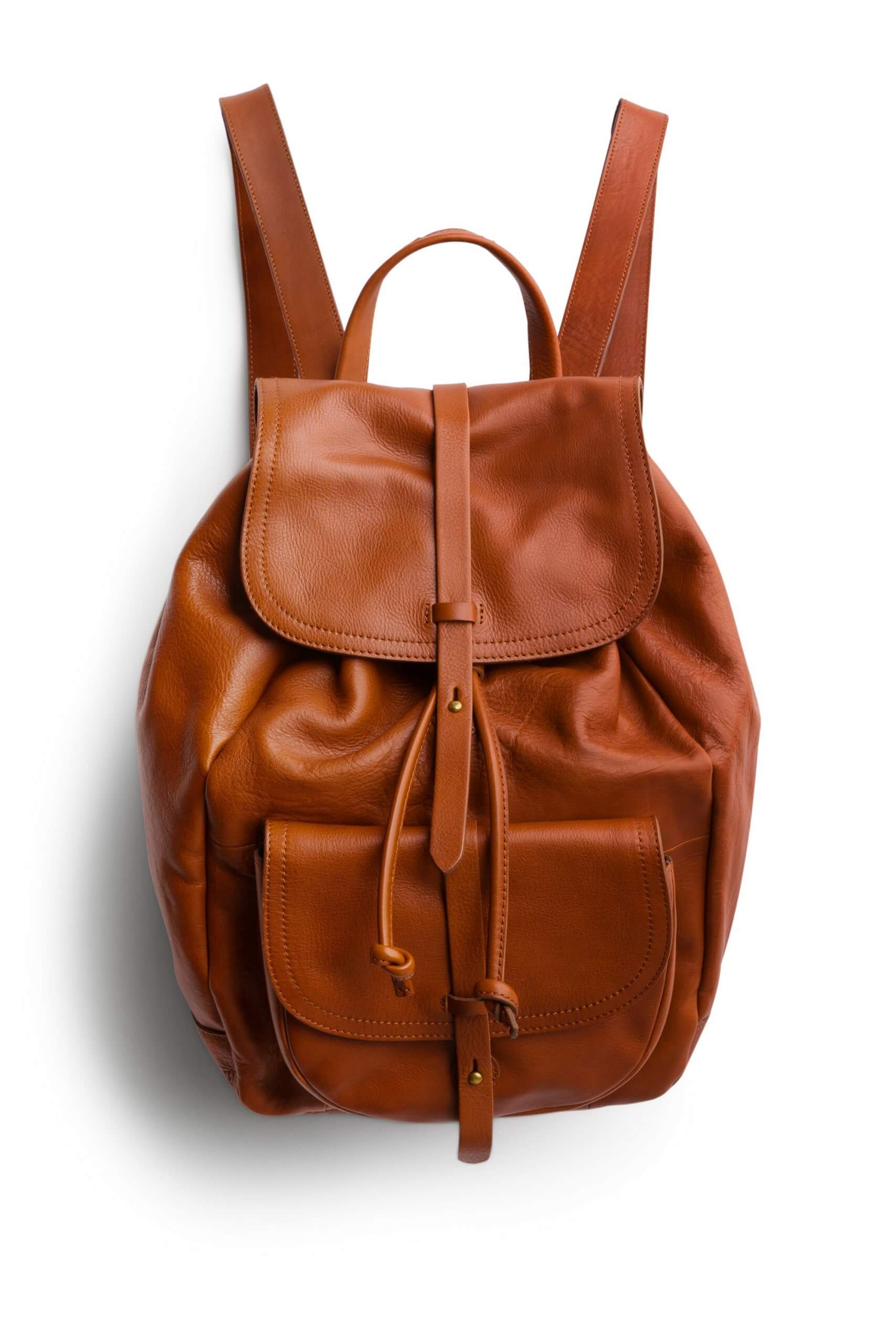Stitch Fix Women’s brown leather backpack.