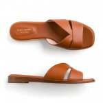 Stitch Fix women’s brown slide sandals.