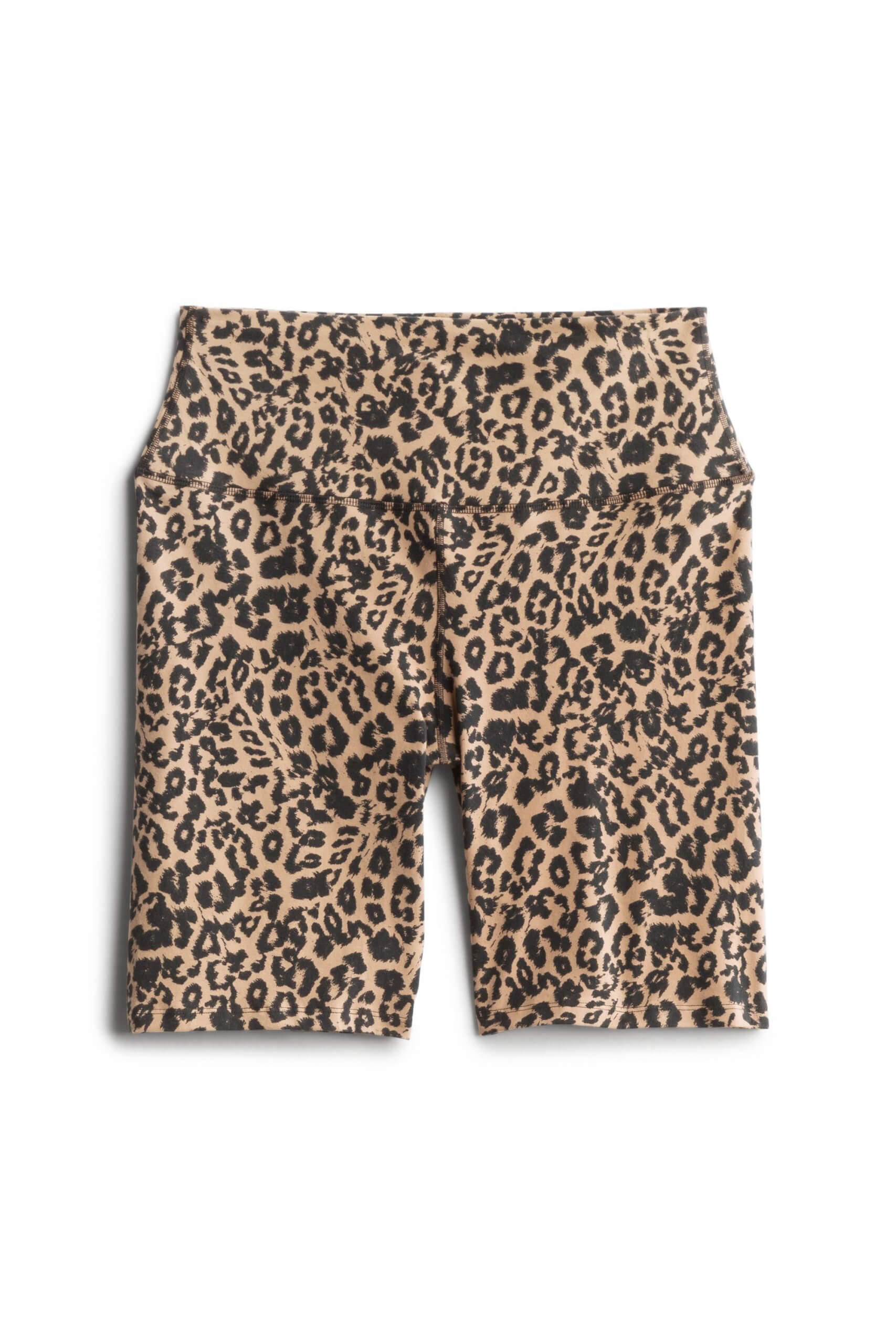 Stitch Fix Women’s brown leopard-print biker short.