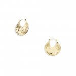 Stitch Fix women’s gold hoop earrings.