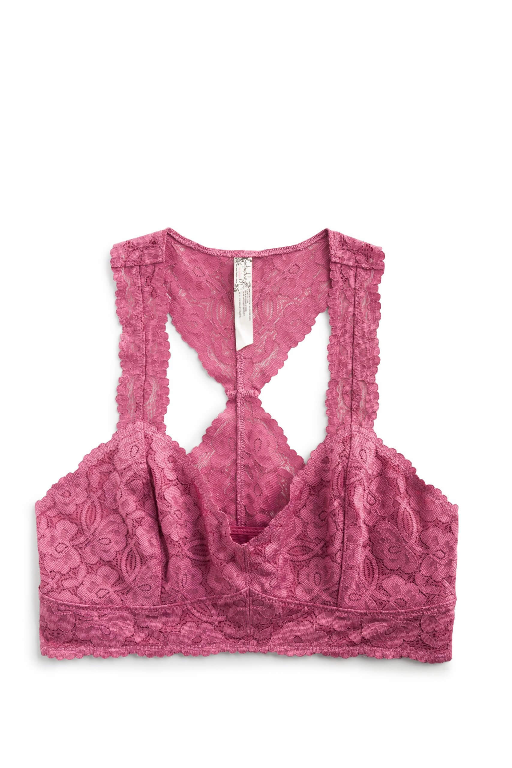 Stitch Fix Women's pink lace bralette.