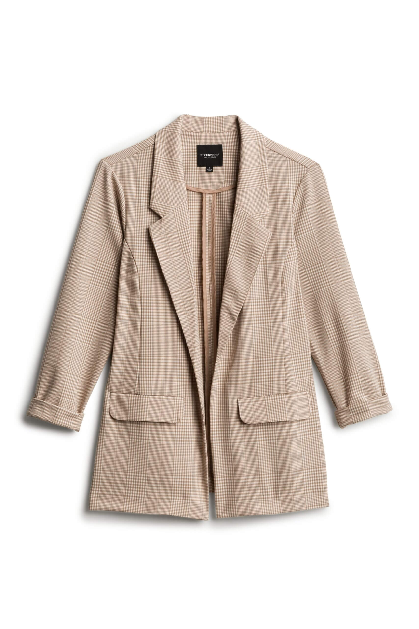 Stitch Fix women's beige blazer.
