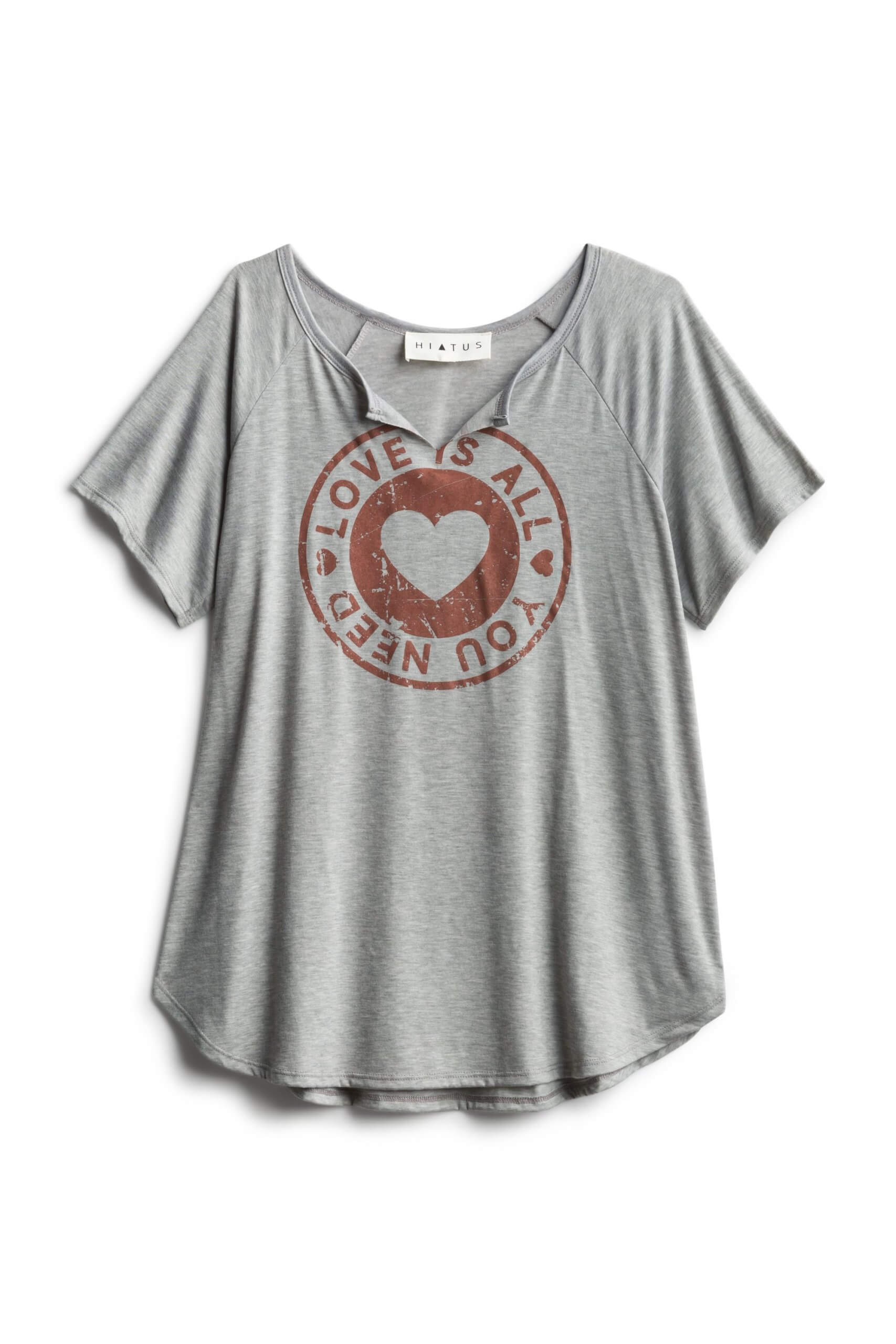 Stitch Fix Women’s grey short sleeve graphic tee.