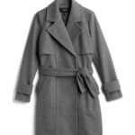 Stitch Fix women’s grey wool-blend trench coat.