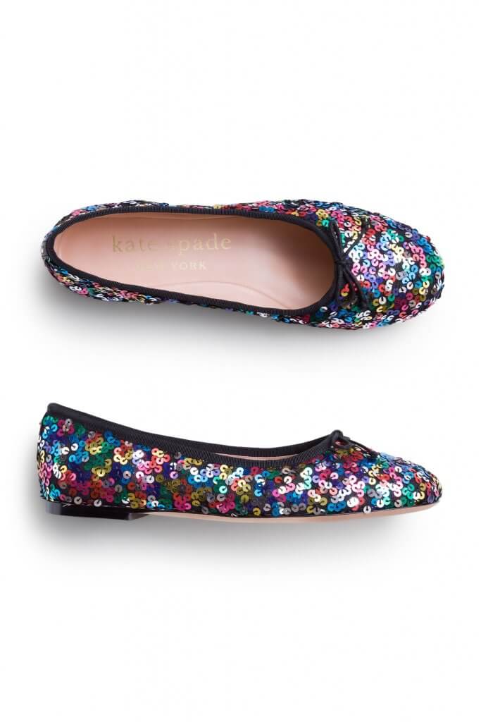 Stitch Fix women’s multi-colored sequin flats.