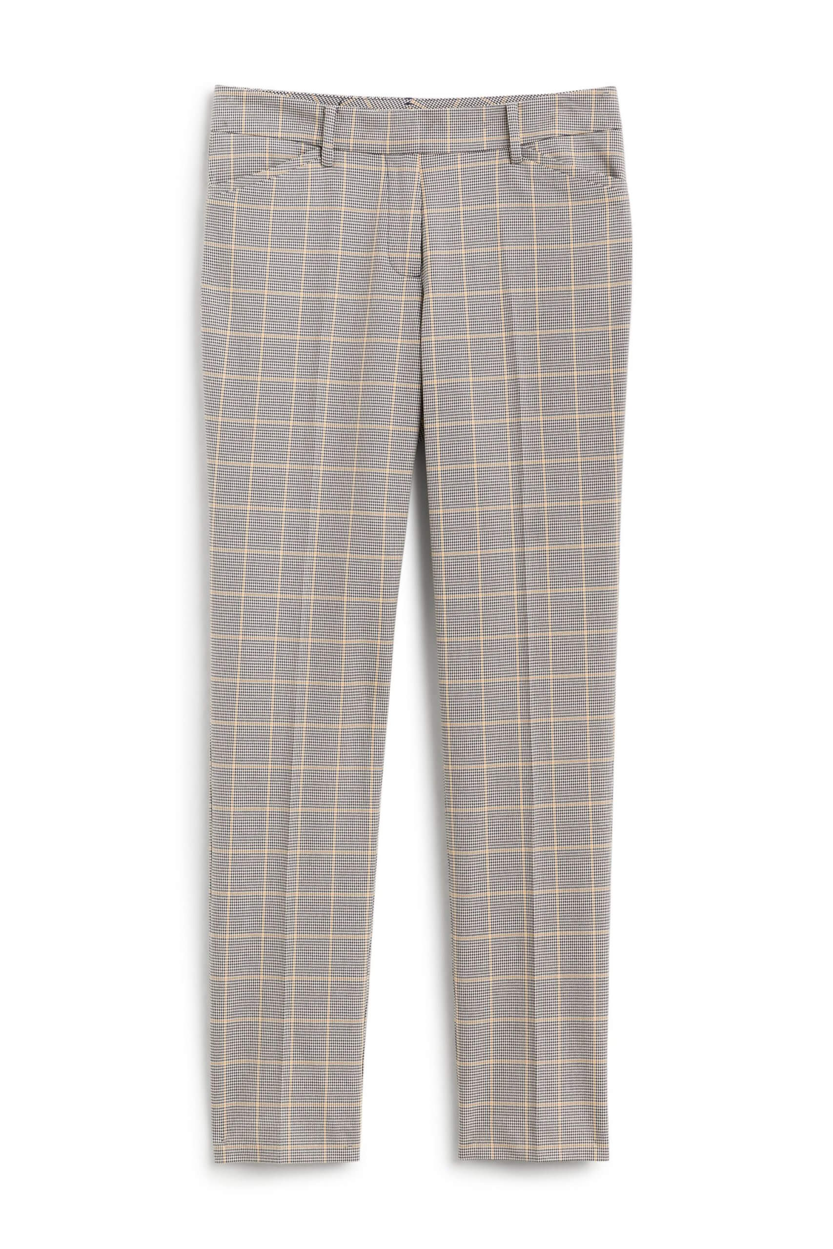 Stitch Fix Women’s plaid straight-fit trousers