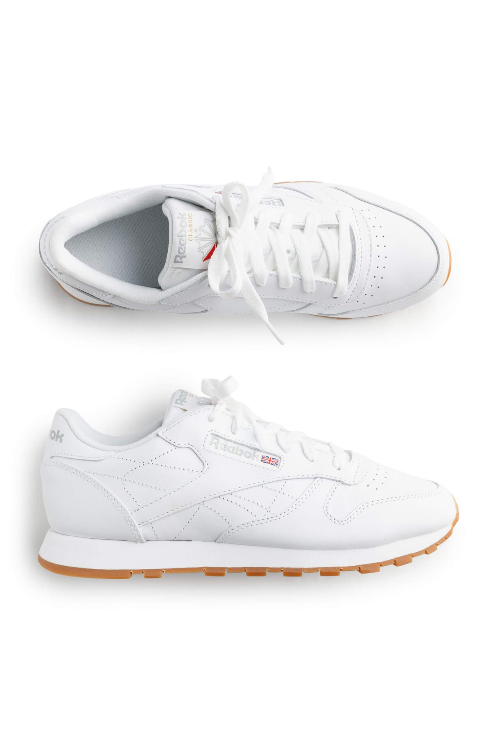 Stitch Fix women’s white lace-up sneakers.