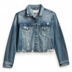 Stitch Fix women’s cropped blue denim jacket