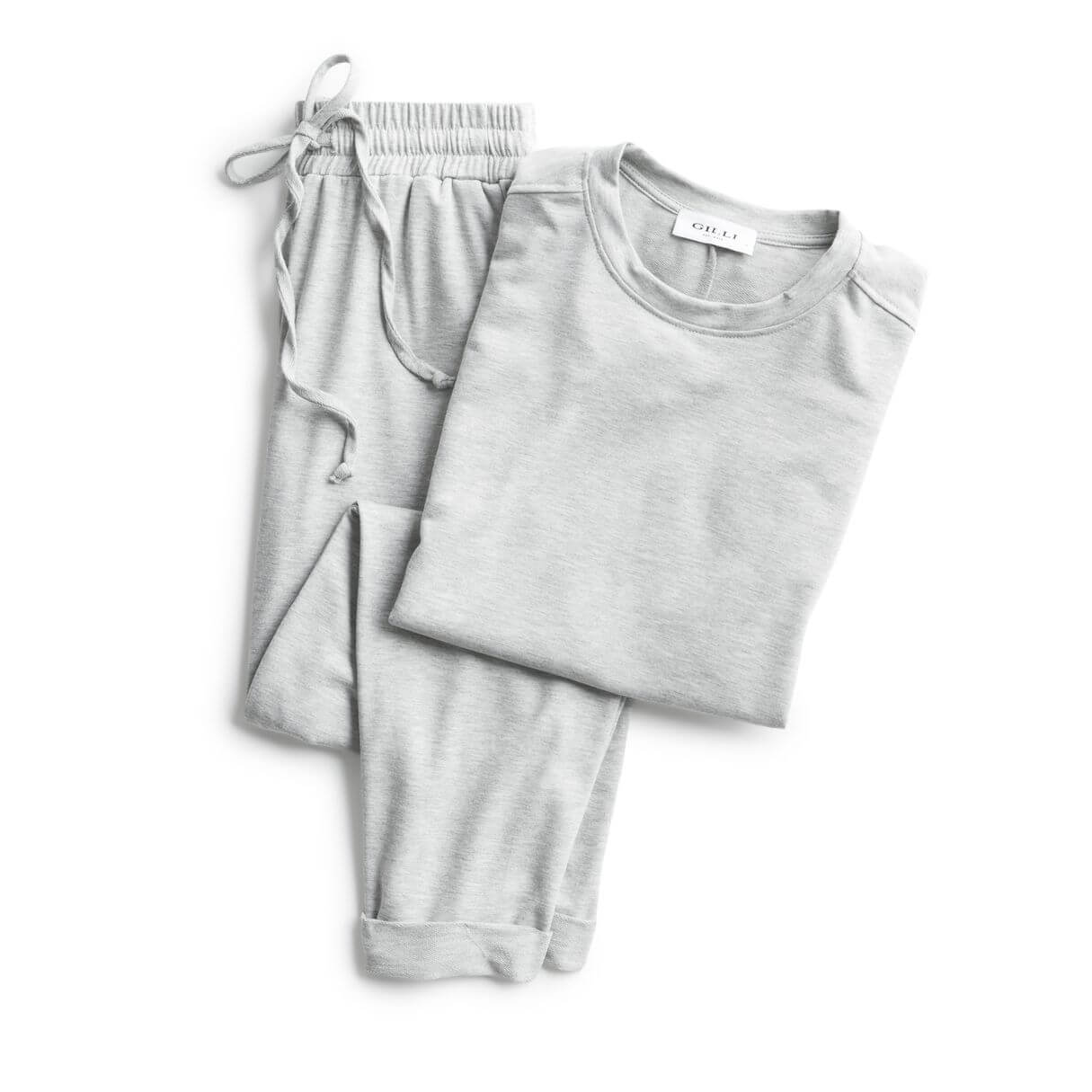 Stitch Fix Leisurewear Set featuring grey long-sleeved tee and pants.