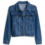 Stitch Fix women’s dark blue jean jacket.