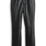 Stitch Fix women’s black leather-like pants.