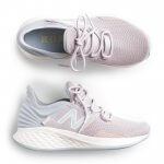 Stitch Fix women’s pink, gray and white sneakers.