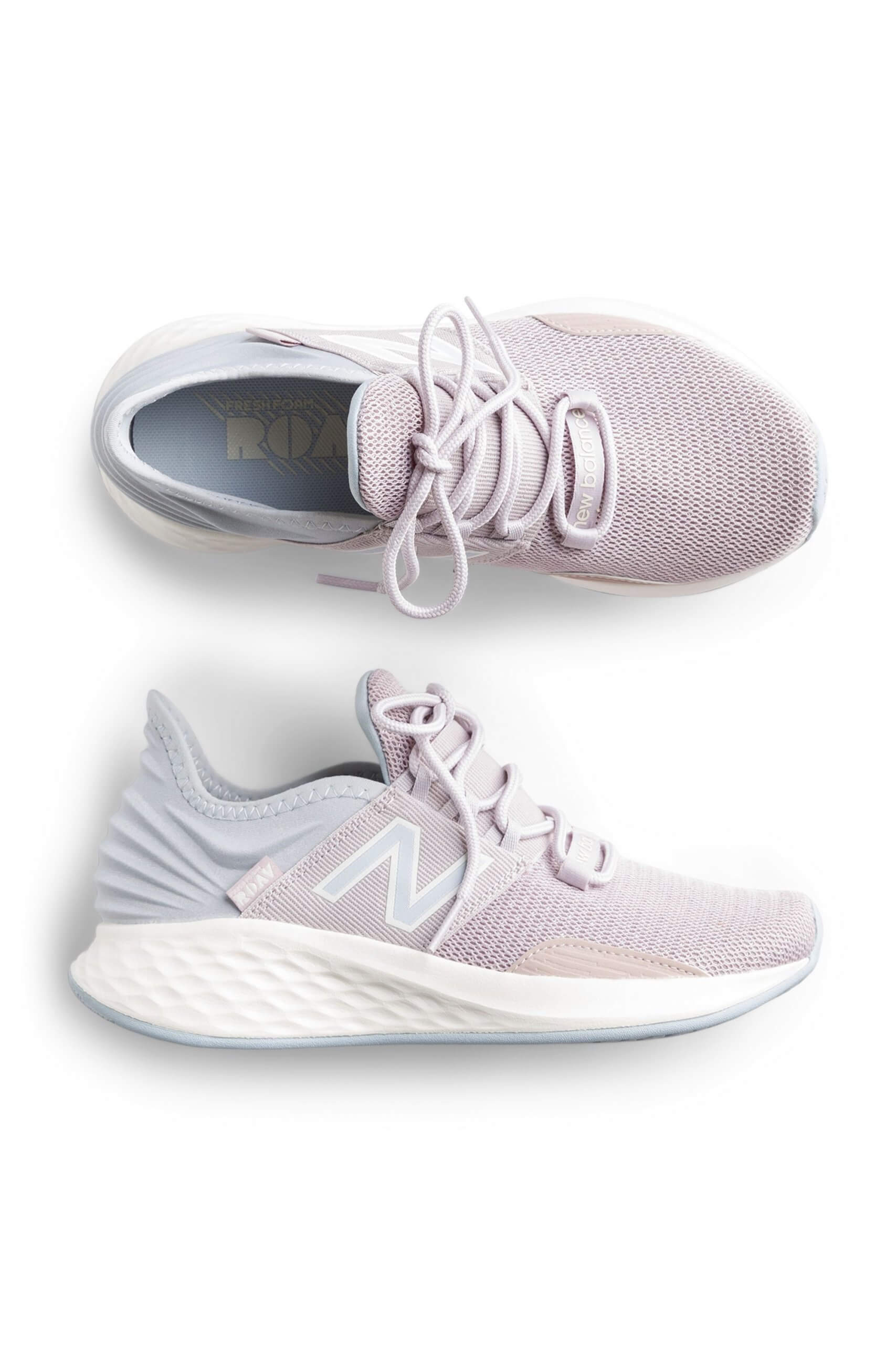 Stitch Fix women’s pink, gray and white sneakers.