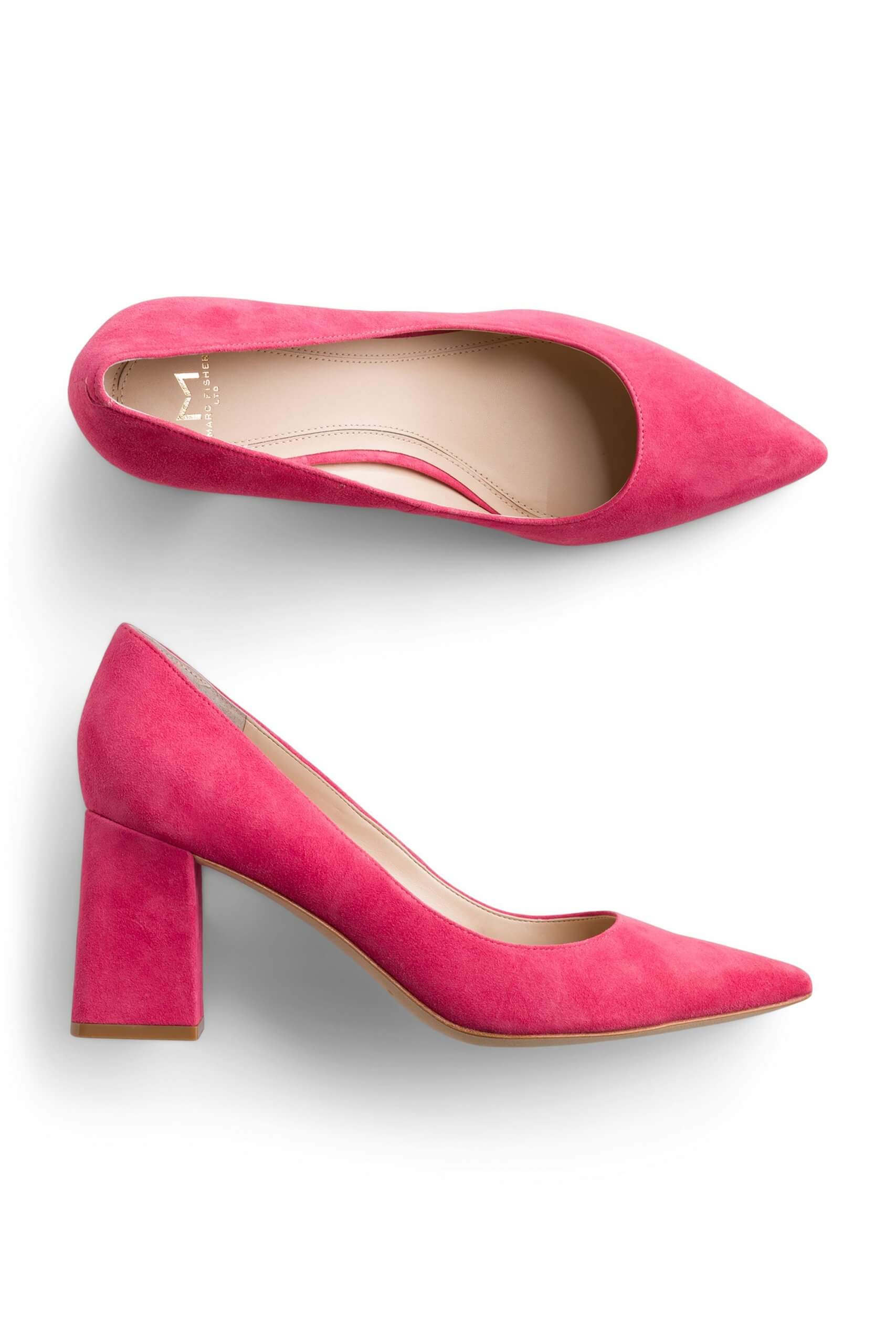 Stitch Fix women’s dark pink block heels with pointed toe.