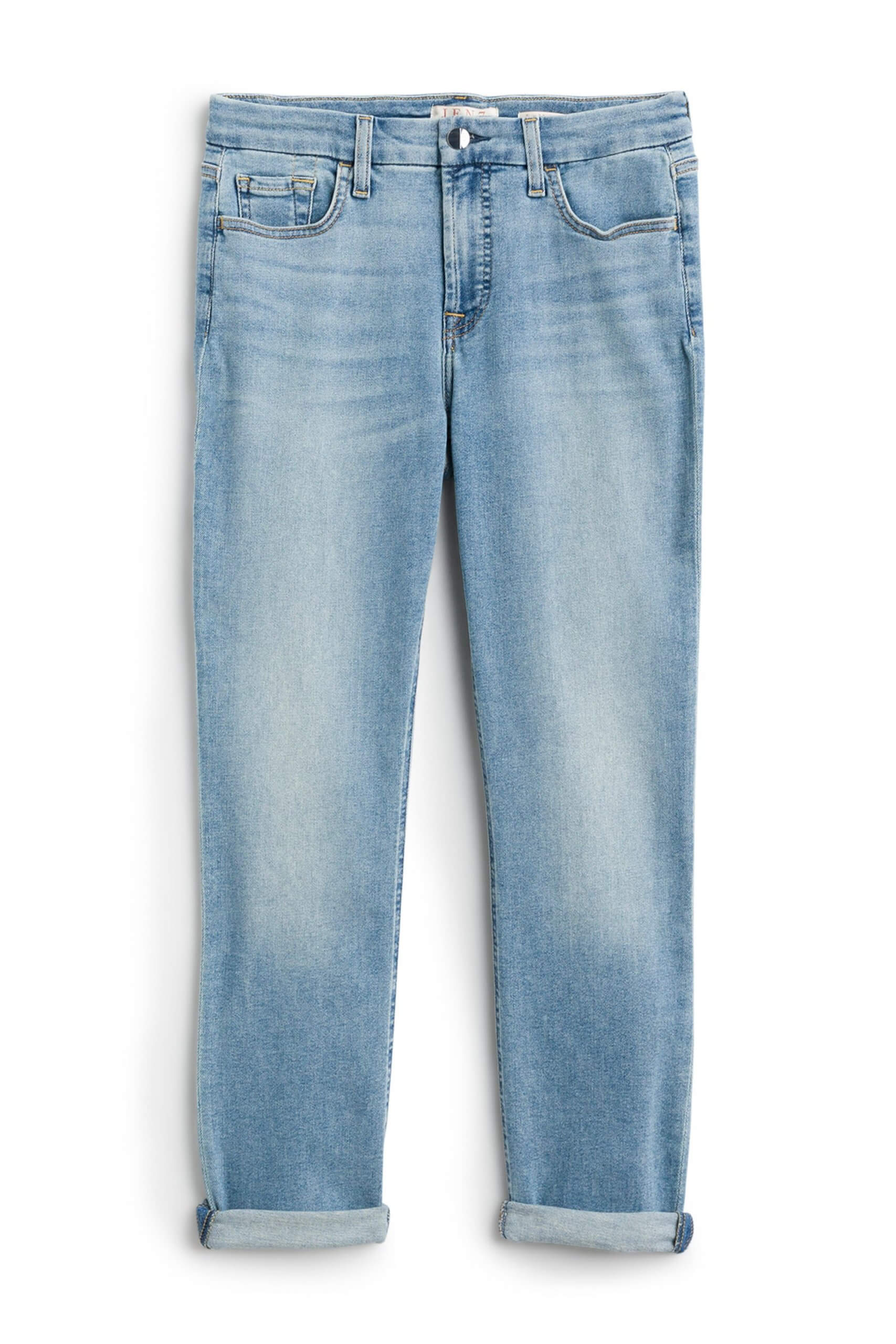 Stitch Fix women’s blue boyfriend jeans.