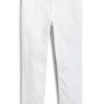 Stitch Fix women’s white straight-leg jeans.