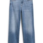 Stitch Fix women’s medium wash wide-leg jeans.