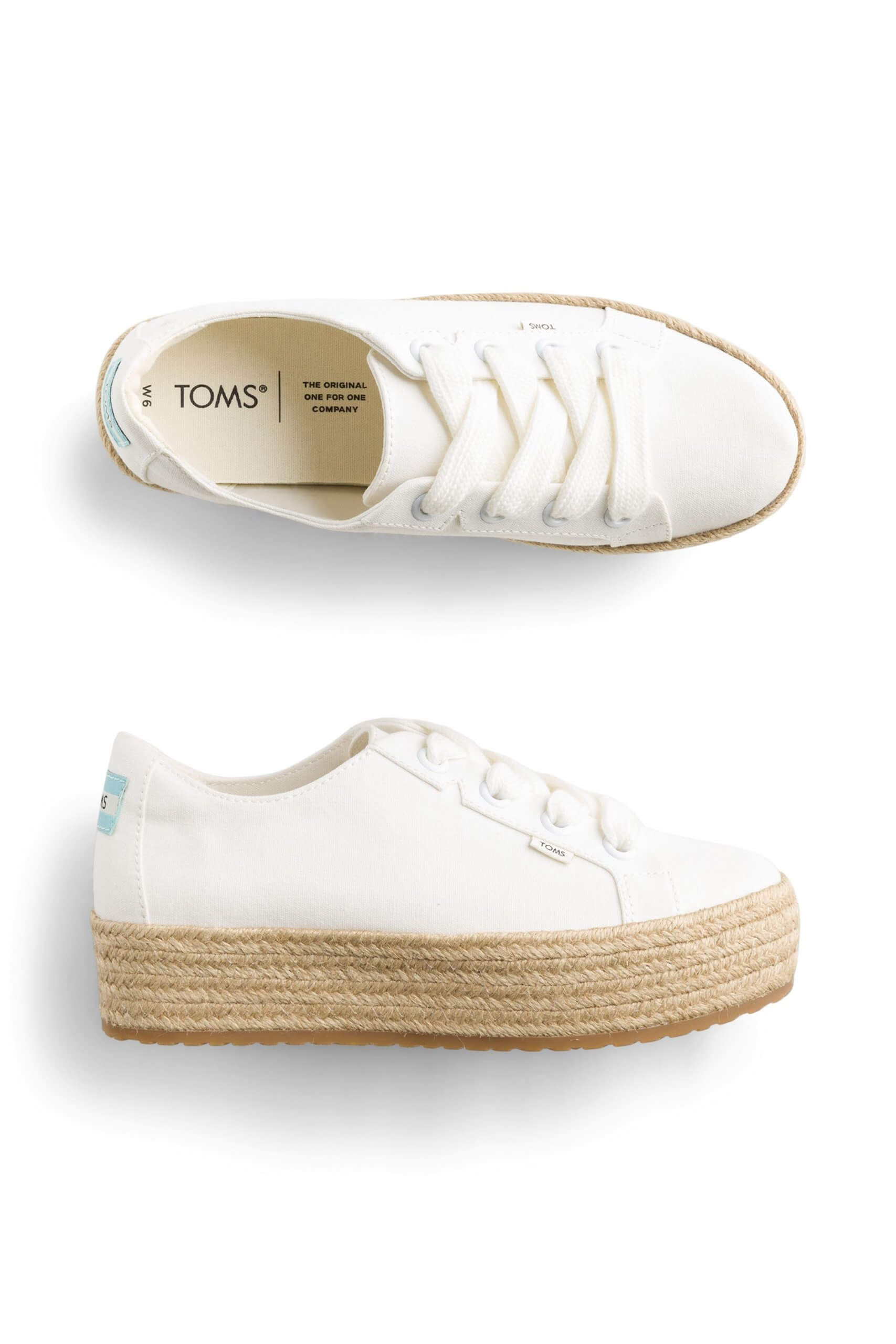 Stitch Fix Women’s white espadrille sneakers.