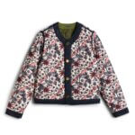 Stitch Fix women’s multi-color floral print bomber jacket.
