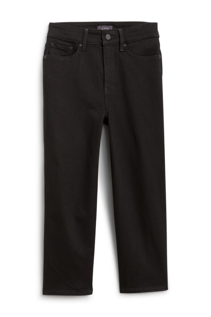 Stitch Fix women’s black straight-leg jeans.