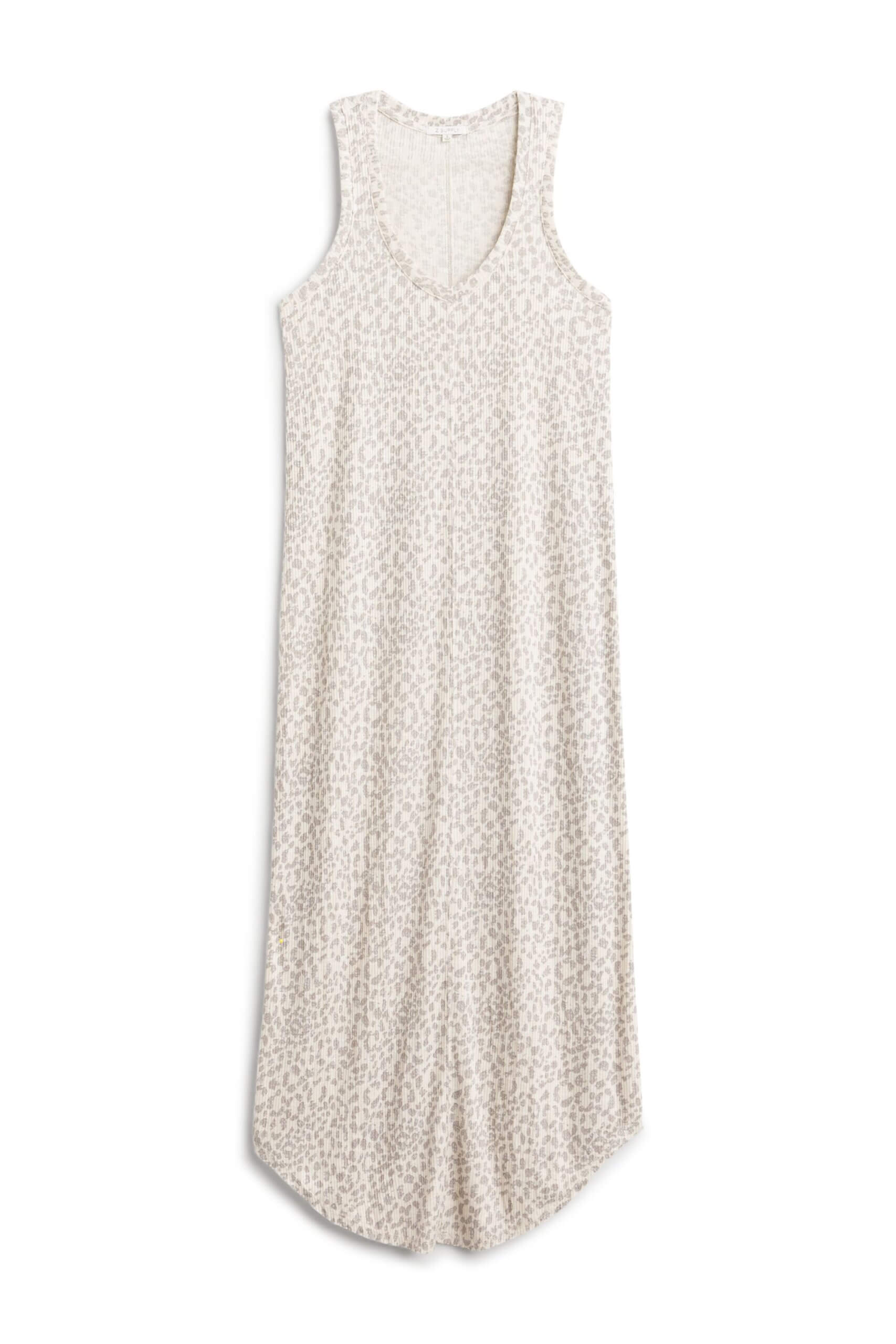 Stitch Fix T-shirt tank maxi dress with subtle beige and white animal print.