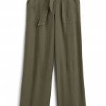 Stitch Fix women’s olive wide-leg pants.